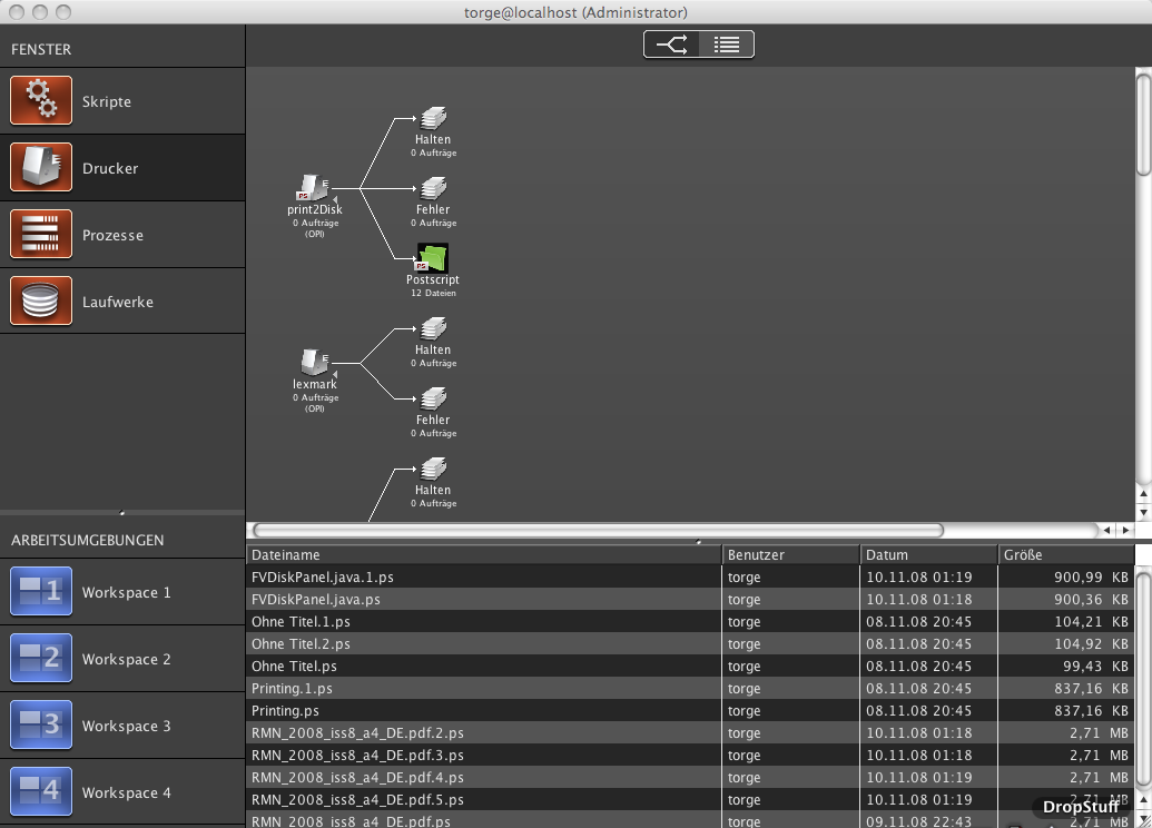 FlowView Pro Drucker Workflow